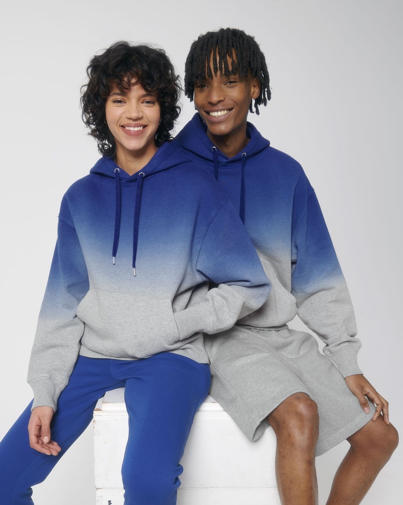 The unisex dip dyed relaxed hoodie sweatshirt