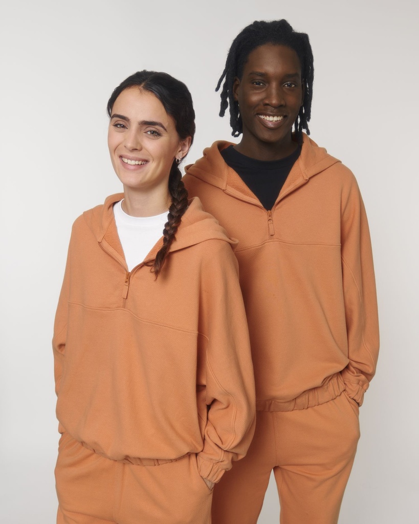 The unisex oversized hoodie sweatshirt wave terry