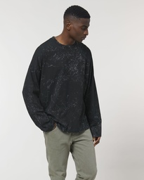 The unisex splatter oversized long sleeve t-shirt