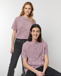 The unisex space dye polo