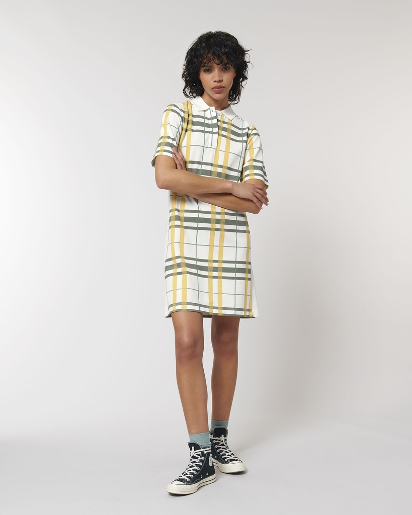 The women's AOP polo dress